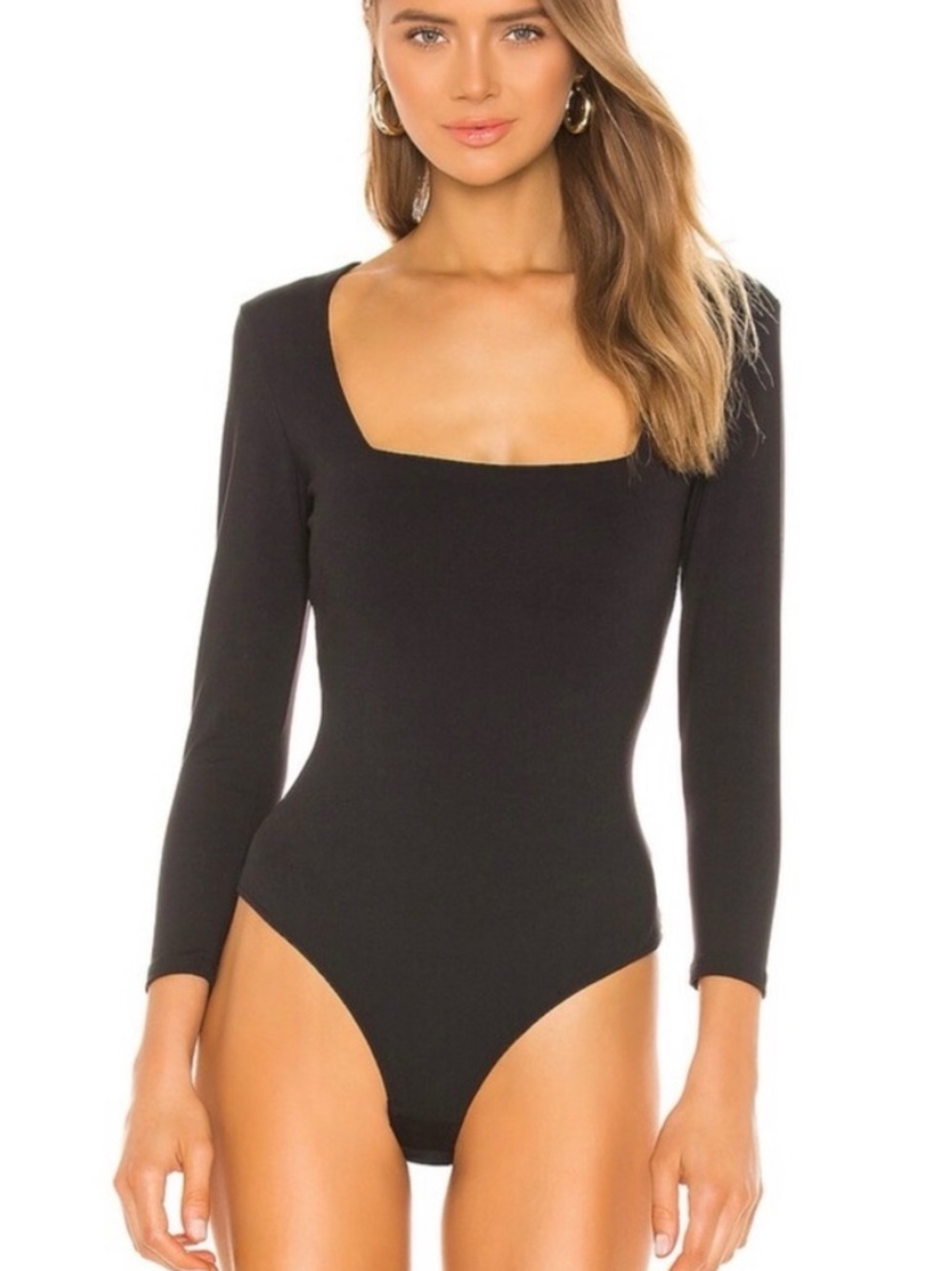 Free People Truth Or Square Black Bodysuit - Small - Picture 2 of 8